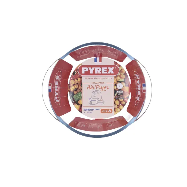 Поднос Pyrex Airfryer Прозрачный Cтекло Ø 20 cm 1,1 L (8 штук)