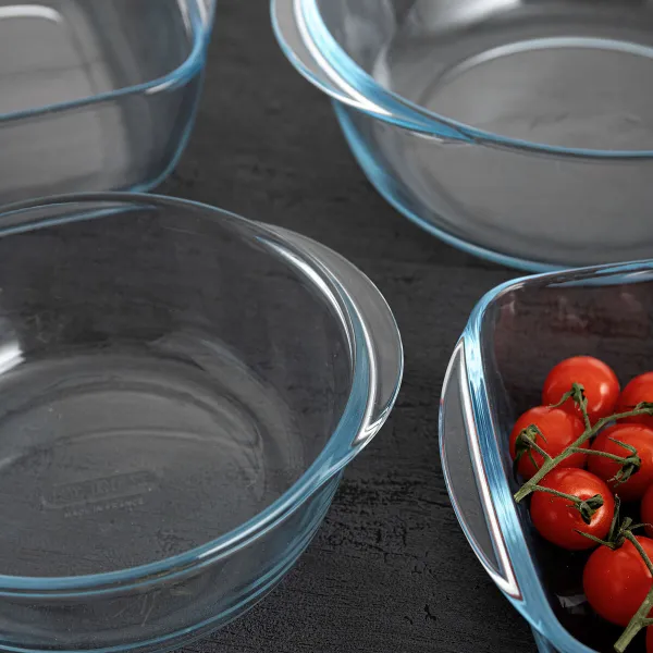 Pasniegšanas Plate Pyrex Airfryer Caurspīdīgs Stikls Ø 26 cm 2,3 L (8 gb.)