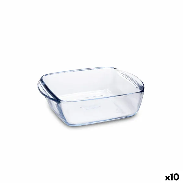 Serviravimo Lėkštė Pyrex Airfryer Skaidrus stiklas 1 L 20 x 17 cm (10 vnt.)