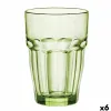 Lasi Bormioli Rocco Rock Bar Vihreä Lasi 370 ml (6 osaa)