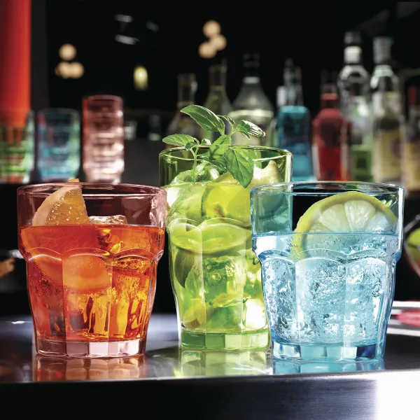 Stikls Bormioli Rocco Rock Bar Zaļš Stikls 370 ml (6 gb.)