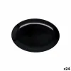 Tray Quid Select Basic Black Melamin 25 x 18 cm (24 Units)