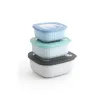 Padažinių rinkinys Bidasoa Mia Spalvotas Plastmasinis Be BPA 450 ml 850 ml 1,4 L 3 vnt.