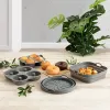 Taittuva Silikonivuoka Airfryeriin Quid Naturalia 20 x 20 x 8 cm (12 osaa)