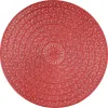 Table Mat Quid Habitat Red Plastic Ø 38 cm (12 Units)