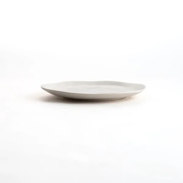 Dessert dish Bidasoa Cosmos White Ceramic Ø 20 cm (12 Units)