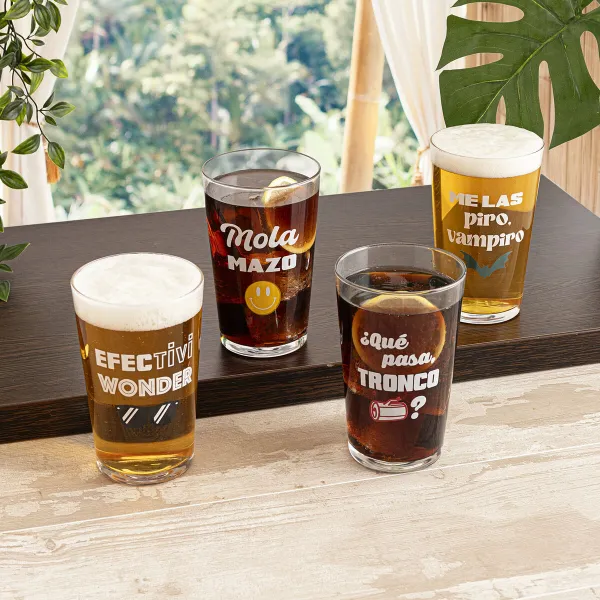 Стакан Luminarc Frases 90 Прозрачный Cтекло 500 ml (24 штук)