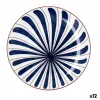 Плоская тарелка Bidasoa Oceanika Синий Керамика Ø 27 cm (12 штук)
