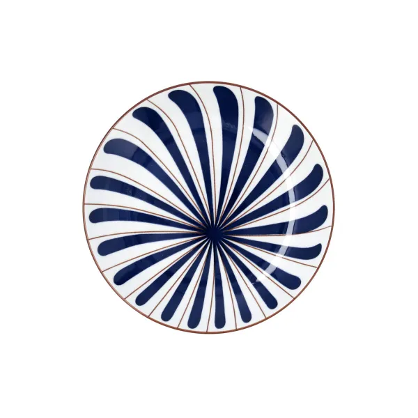 Dessert dish Bidasoa Oceanika Blue Ceramic Ø 19 cm (12 Units)