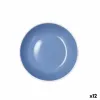 Syvä lautanen Bidasoa Moana Sininen Keraminen Ø 20 cm (12 osaa)