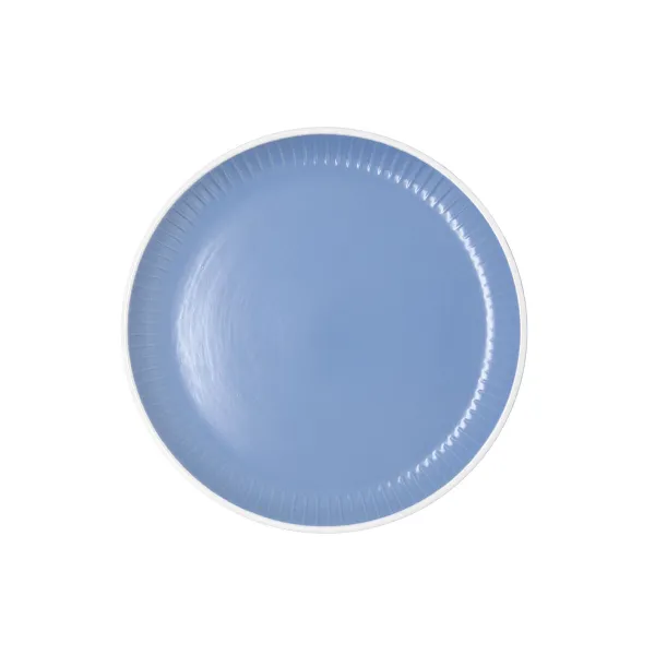 Dessert dish Bidasoa Moana Blue Ceramic Ø 21,5 cm (12 Units)