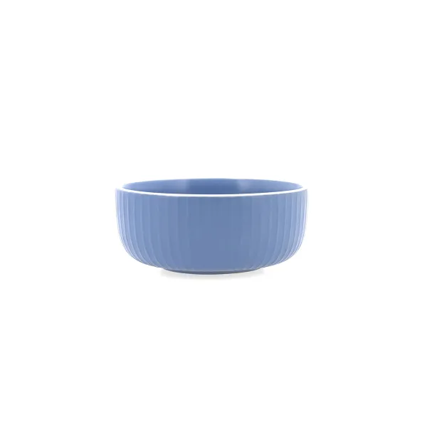 Snack Bowl Bidasoa Moana Blue Ceramic (12 Units)