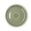 Flat Plate Quid Calypso Green Ceramic Ø 27 cm (12 Units)