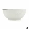 Snack Bowl Quid Gastro Black White Black Ceramic (6 Units)