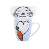 Set of Mugs Quid Zoo Multicolour Ceramic Rabbit