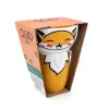 Puodelių rinkinys Quid Zoo Spalvotas Keramikinis Fox