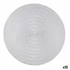 Table Mat Quid Habitat Silver Plastic Ø 38 cm (12 Units)