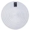 Table Mat Quid Habitat Silver Plastic Ø 38 cm (12 Units)
