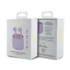 Guess True Wireless Script Logo BT5.3 - TWS headphones + charging case (purple)