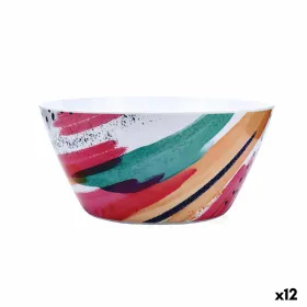 Салатница Quid Acuarela Белый Биопластик 25 x 12 cm (12 штук)