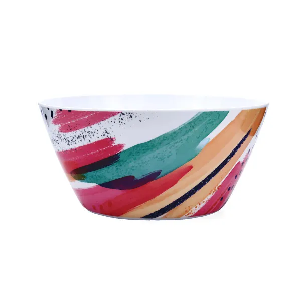 Salotų Dubuo Quid Acuarela Balta Bioplastikas 25 x 12 cm (12 vnt.)