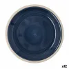 Litteä Lautanen Quid Baltic Beige Keraminen Ø 27 cm (12 osaa)