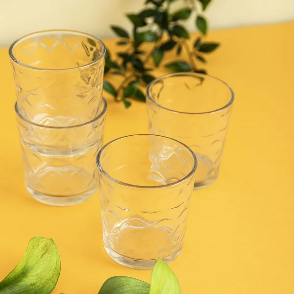 Стакан воды Quid Rombos Прозрачный Cтекло 260 ml (6 штук)