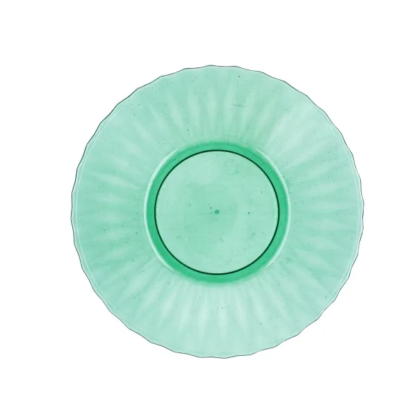 Плоская тарелка Quid Iris Зеленый Пластик Ø 19 cm (12 штук)