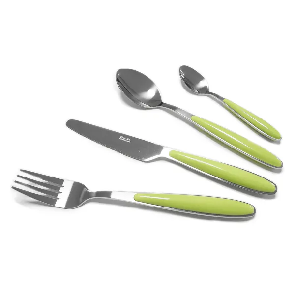 Stalo įrankiai Pradel essentiel Colorfull Žalia Metalinis 20 Dalys
