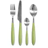 Ruokailuvälineet Pradel essentiel Colorfull Vihreä Metalli 20 Kappaletta