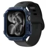 Spigen Rugged Armor V2 - Case for Apple Watch 10/11 42 mm (Navy Blue)