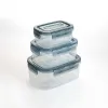 Set of lunch boxes Quid Minimal Green Plastic 500 ml 1 L 1,8 L 3 Pieces