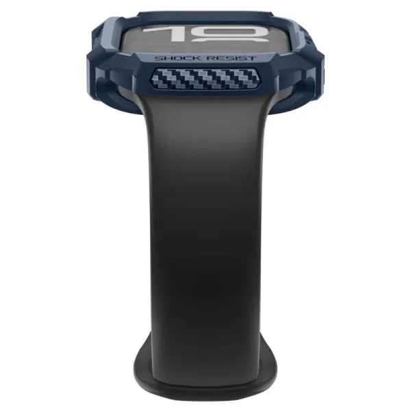 Spigen Rugged Armor V2 - Case for Apple Watch 10/11 42 mm (Navy Blue)