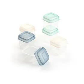 Stacionarių hermetiškai uždarytų virtuvinių konteinerių rinkinys Quid Minimal 5 x 5 x 6 cm 6 Dalys