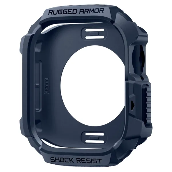 Spigen Rugged Armor V2 - Case for Apple Watch 10/11 42 mm (Navy Blue)