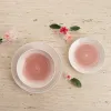 Plakans trauks Quid Velvet Rozā Keramika Ø 27 cm (12 gb.)