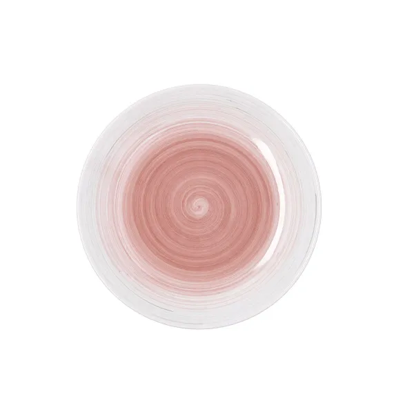 Dessert dish Quid Velvet Pink Ceramic Ø 19 cm (12 Units)