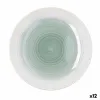 Plakans trauks Quid Velvet Zaļš Keramika Ø 27 cm (12 gb.)