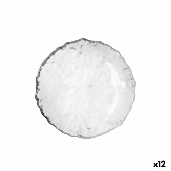 Тарелка Quid Select Vidrio Прозрачный Cтекло 15,5 x 2,5 cm (12 штук)