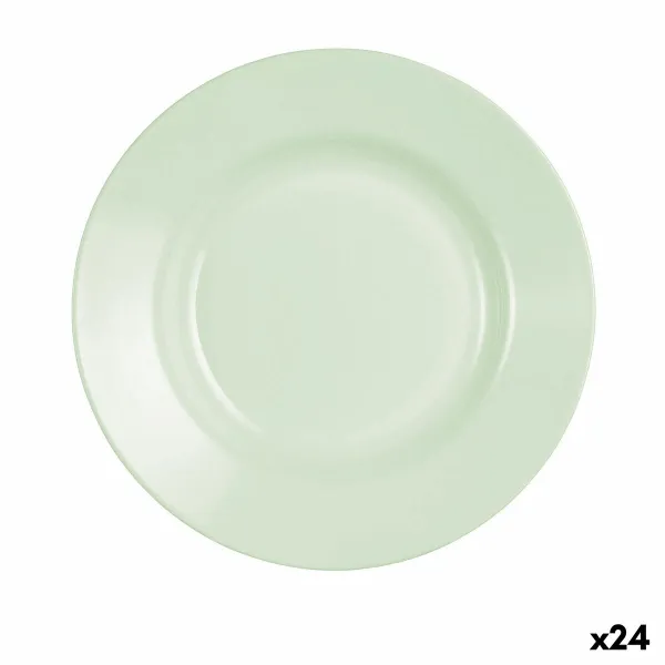 Dziļais šķīvis Luminarc Plumi Paradise Ver Zaļš Stikls Ø 22 cm (24 gb.)