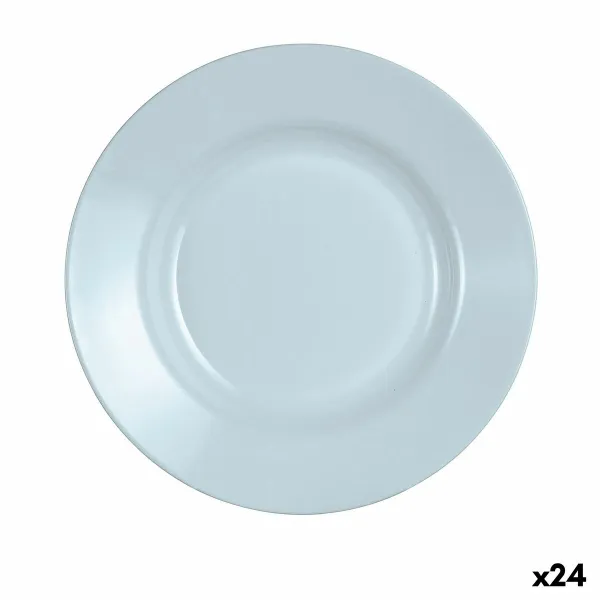 Глубокое блюдо Luminarc Plumi Paradise Azu Синий Cтекло Ø 22 cm (24 штук)