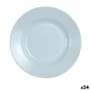 Dziļais šķīvis Luminarc Plumi Paradise Azu Zils Stikls Ø 22 cm (24 gb.)