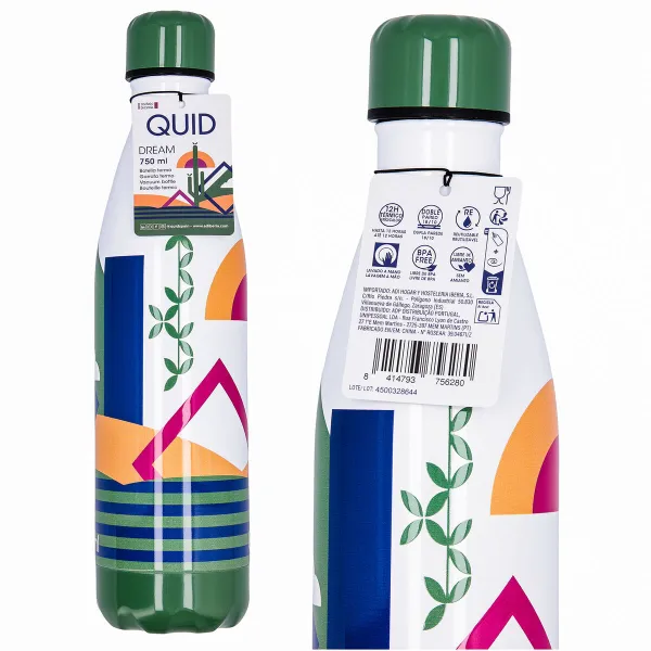 Termospullo Quid Dream Vihreä 750 ml (12 osaa)