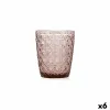 Stiklas Bidasoa Agata Rožinė stiklas 300 ml (6 vnt.)