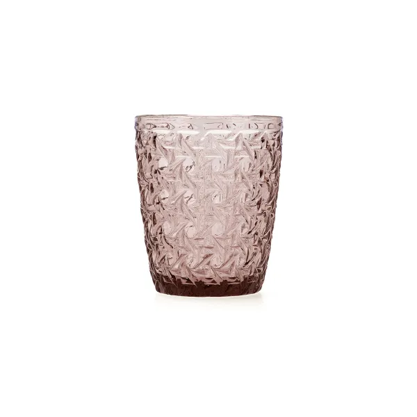 Stiklas Bidasoa Agata Rožinė stiklas 300 ml (6 vnt.)