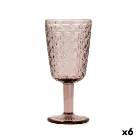 Lasi Bidasoa Agata Pinkki Lasi 285 ml (6 osaa)