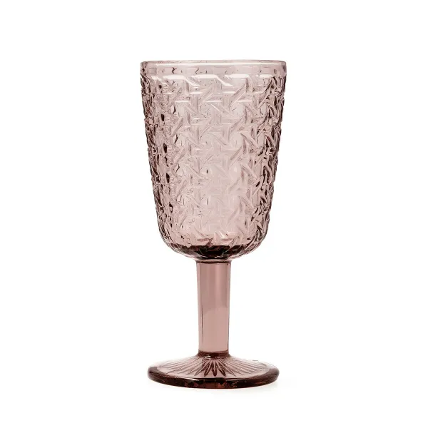 Stiklinė Bidasoa Agata Rožinė stiklas 285 ml (6 vnt.)