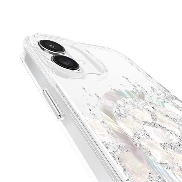 Case-Mate Karat MagSafe - Case for iPhone 16 Plus with Pearl Inlay (A Touch of Pearl)