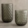 Glass for water Bidasoa Elite Grey Glass 400 ml (6 Units)