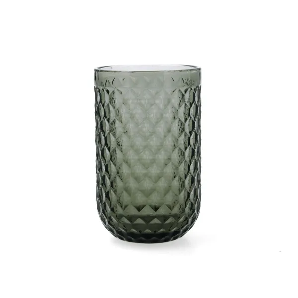 Glass for water Bidasoa Elite Grey Glass 400 ml (6 Units)